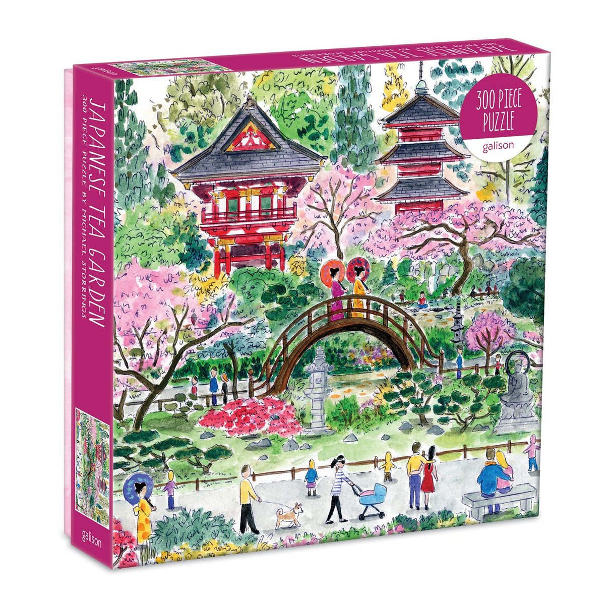 Michael Storrings Japanese Tea Garden 300 Piece Puzzle 300 Piece Puzzles Galison 