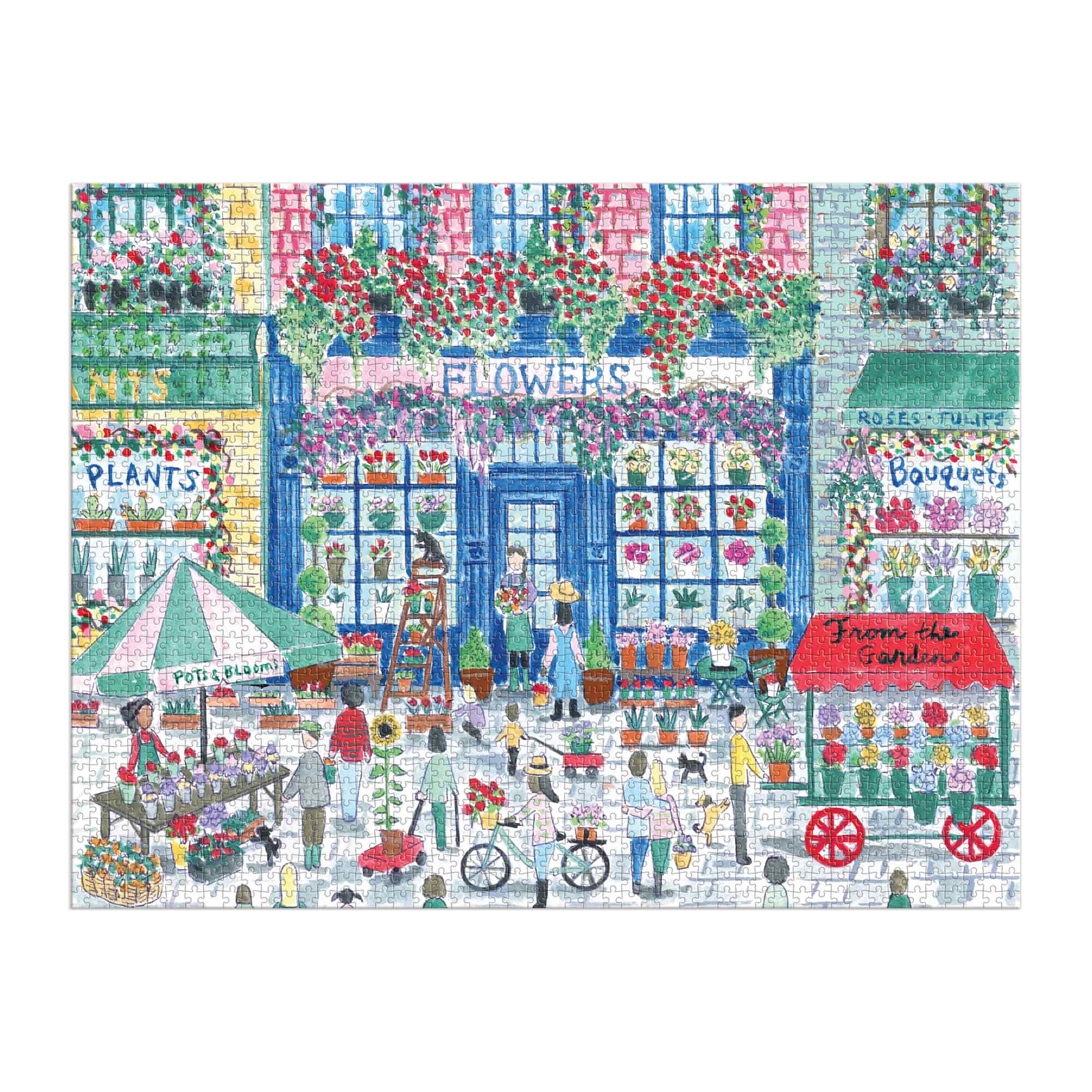 Michael Storrings Market in Bloom Puzzle | Galison