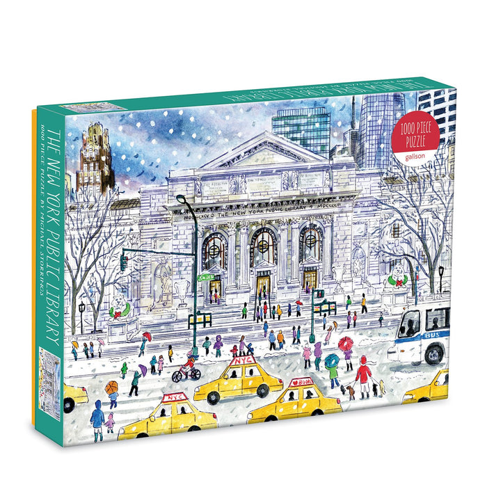 Michael Storrings New York Public Library 1000 Piece Jigsaw Puzzle Holiday 1000 Piece Puzzles Michael Storrings Collection 