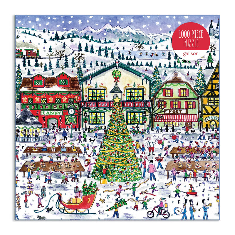 Michael Storrings Santa's Village 1000 Piece Puzzle Holiday 1000 Piece Puzzles Michael Storrings Collection 