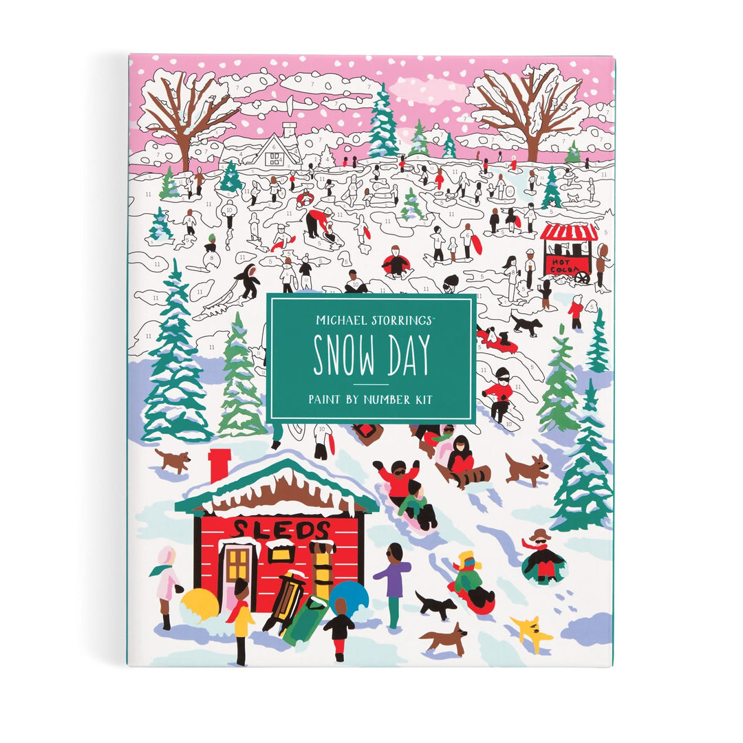 Michael Storrings Snow Day 11x14 Paint by Number Kit Paint By Number Kits Michael Storrings 