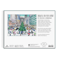 Michael Storrings Snowfall on Park Avenue 1000 Piece Puzzle Galison 