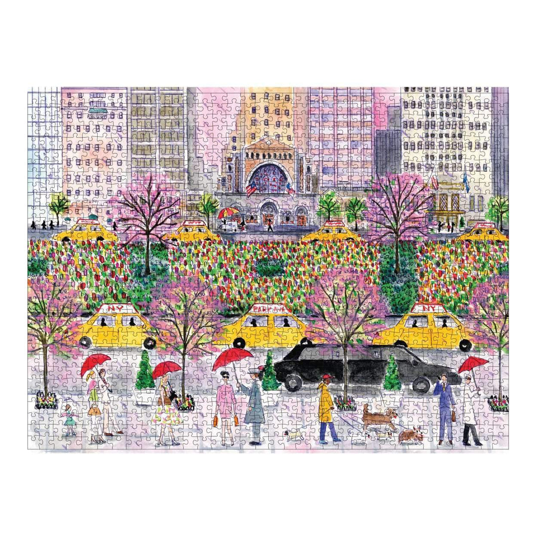Michael Storrings Spring On Park Avenue 1000 Piece Puzzle 1000 Piece Puzzles Galison 