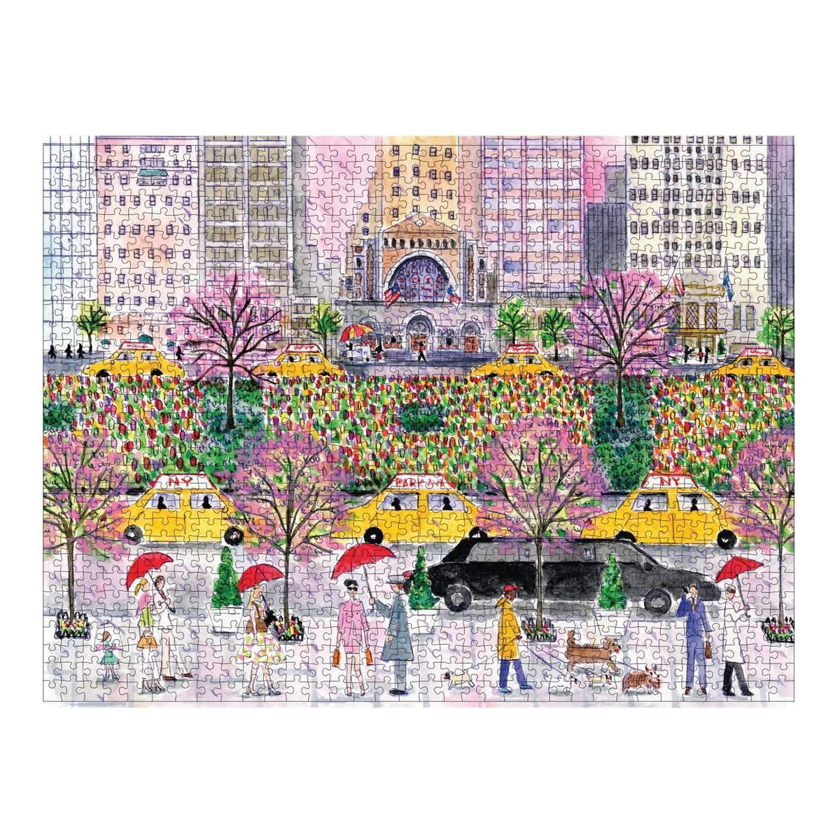 Michael Storrings Spring On Park Avenue 1000 Piece Puzzle 1000 Piece Puzzles Galison 
