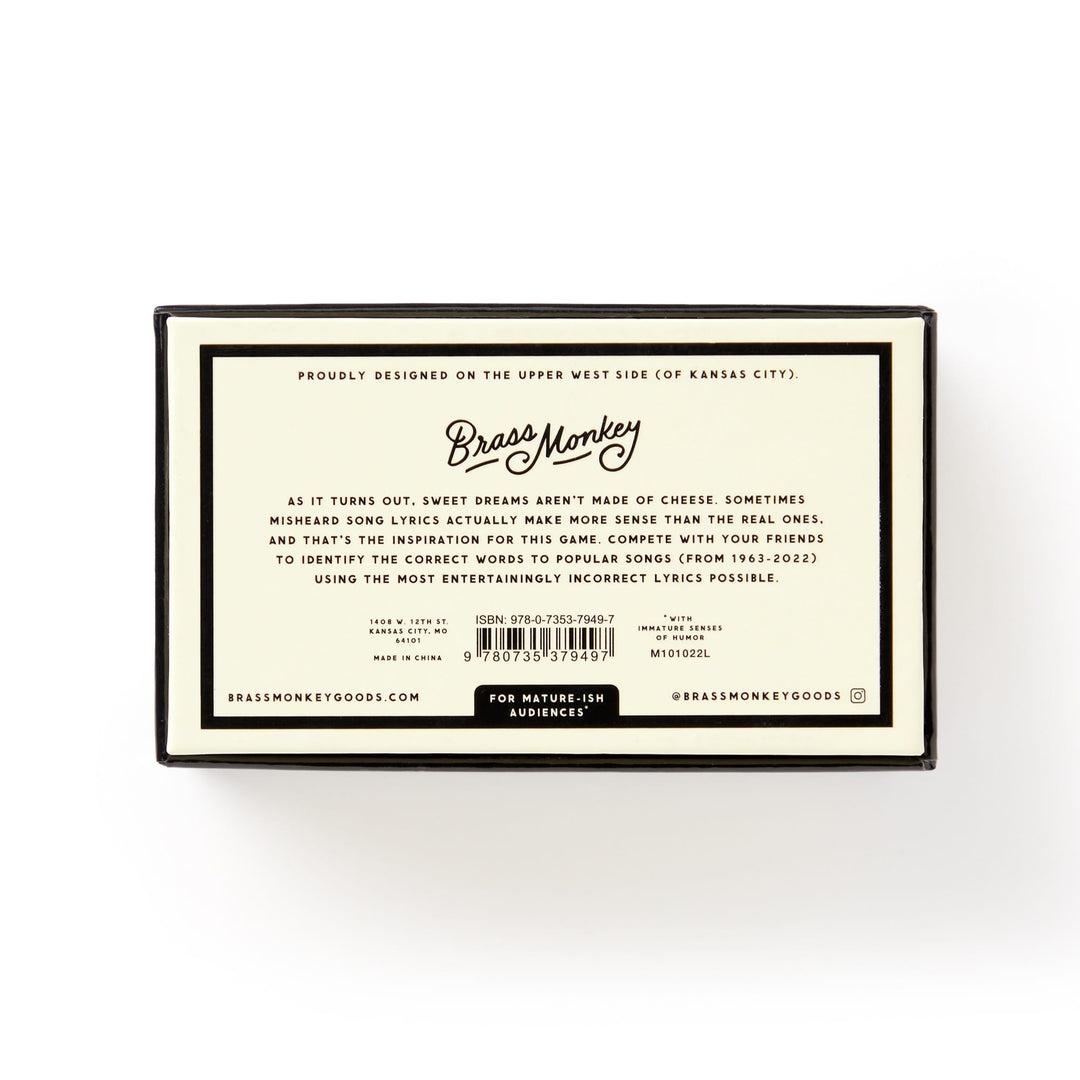 Misunderstood Songs Game Card Games Brass Monkey 