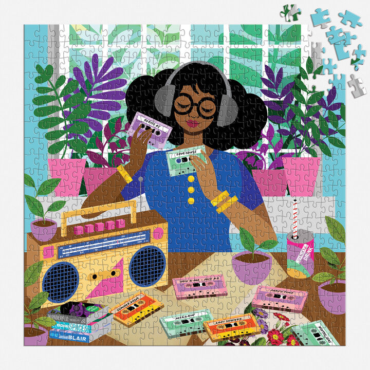 Mixtape Afternoon 500 Piece Puzzle Puzzles Tabitha Brown 