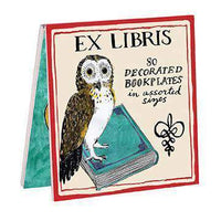 Molly Hatch Owl Bookplates Bookmarks Galison 
