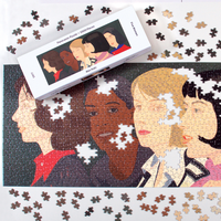 MoMA Alex Katz Five Women 1000 Piece Panoramic Jigsaw Puzzle 1000 Piece Puzzles MoMA Collection 