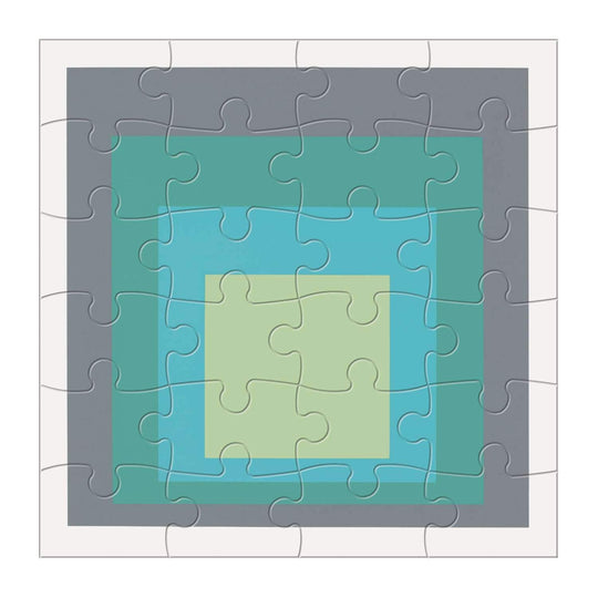 MoMA Josef Albers Wood Puzzle Set Wooden Puzzle Sets Galison 