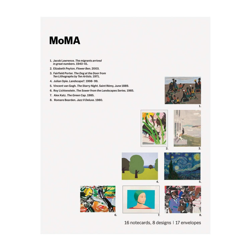 MoMA Landscapes & Figures Notecard Folio Box Greeting Cards Galison 