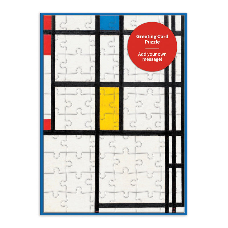 MoMA Mondrian Greeting Card Puzzle Greeting Card Puzzles MoMA Collection 
