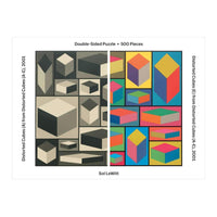 MoMA Sol Lewitt 500 Piece 2-sided Puzzle 2-sided 500 Piece Puzzles Galison 