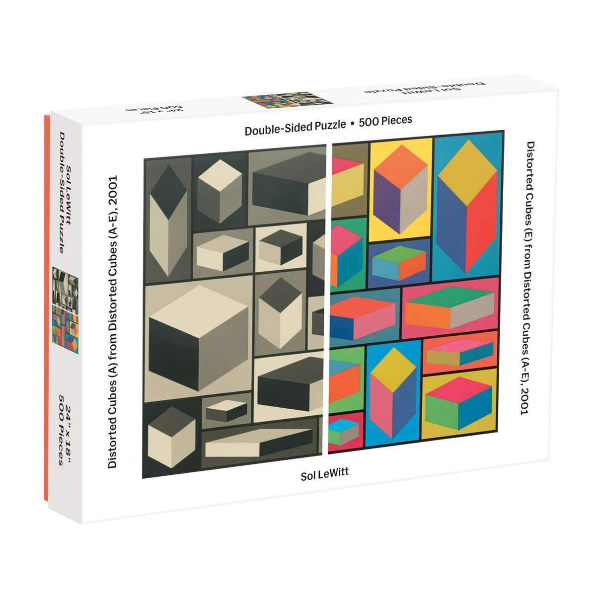 MoMA Sol Lewitt 500 Piece 2-sided Puzzle 2-sided 500 Piece Puzzles Galison 