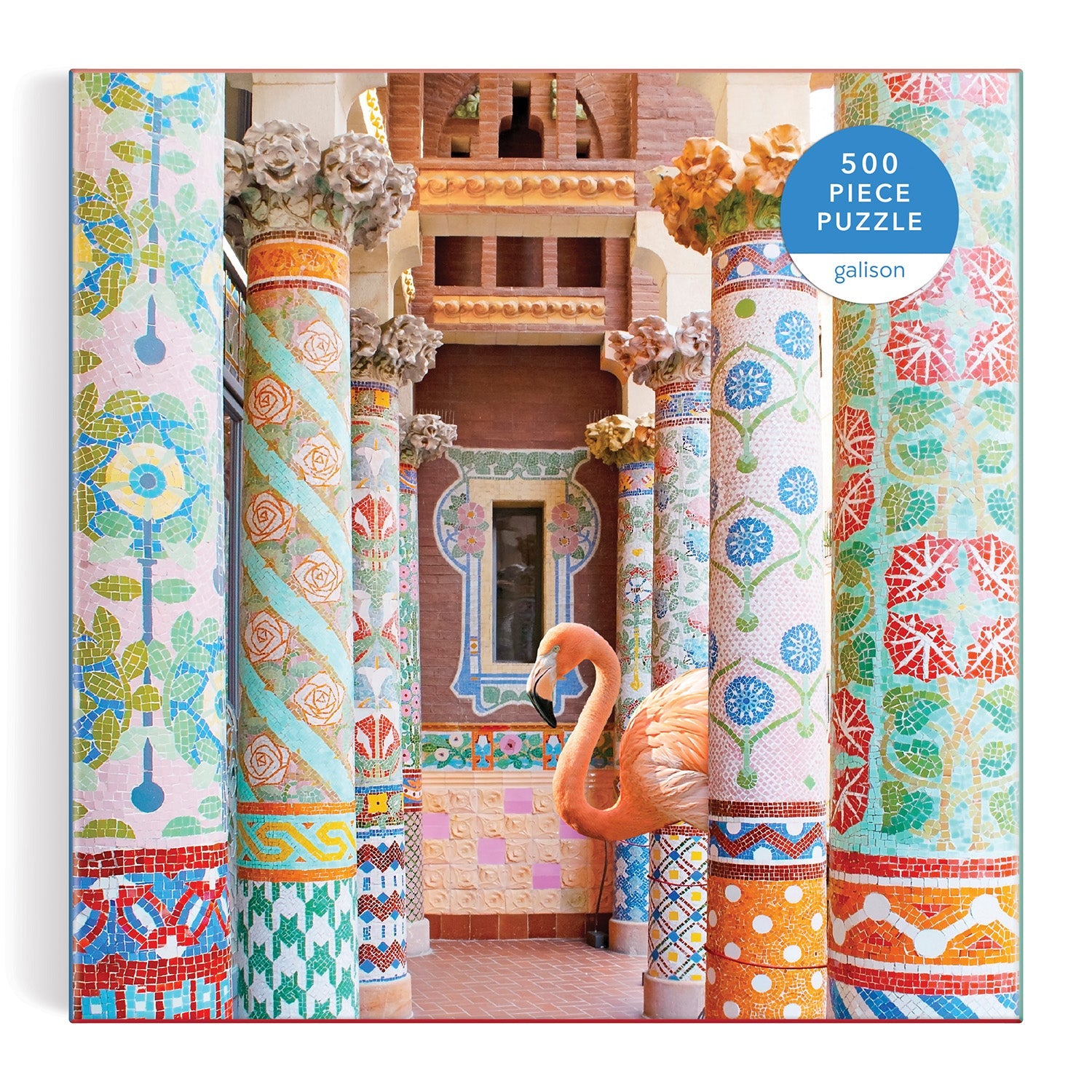 Mosaic Hall 500 Piece Puzzle | Galison