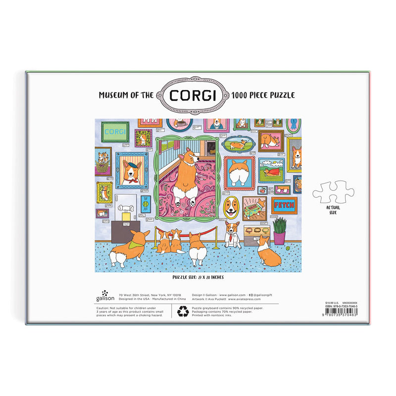 Museum of the Corgi 1000 Piece Puzzle 1000 Piece Puzzles Ava Puckett 