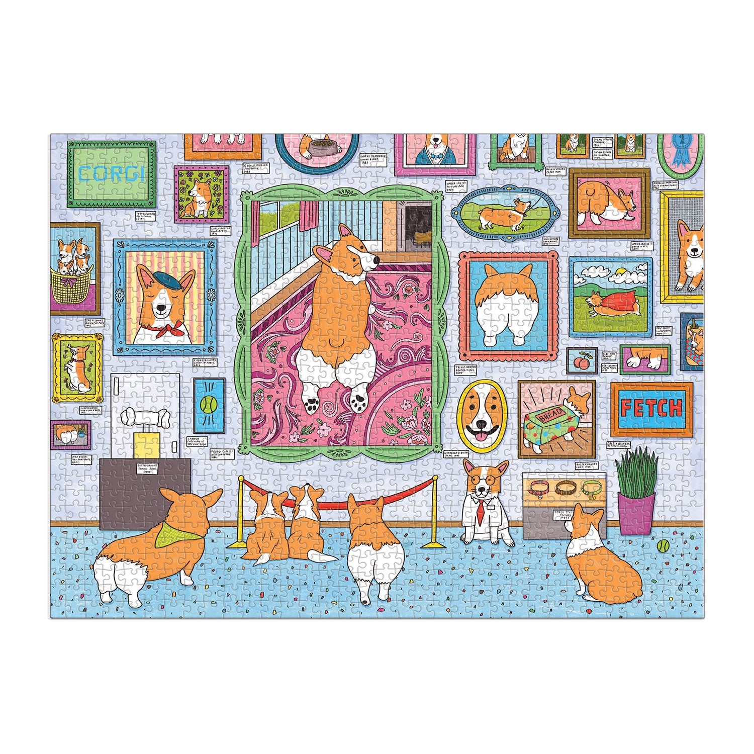 Cruji Coques クルヒ・コケス） Museum of the Corgi 1000 Piece Puzzle | Galison