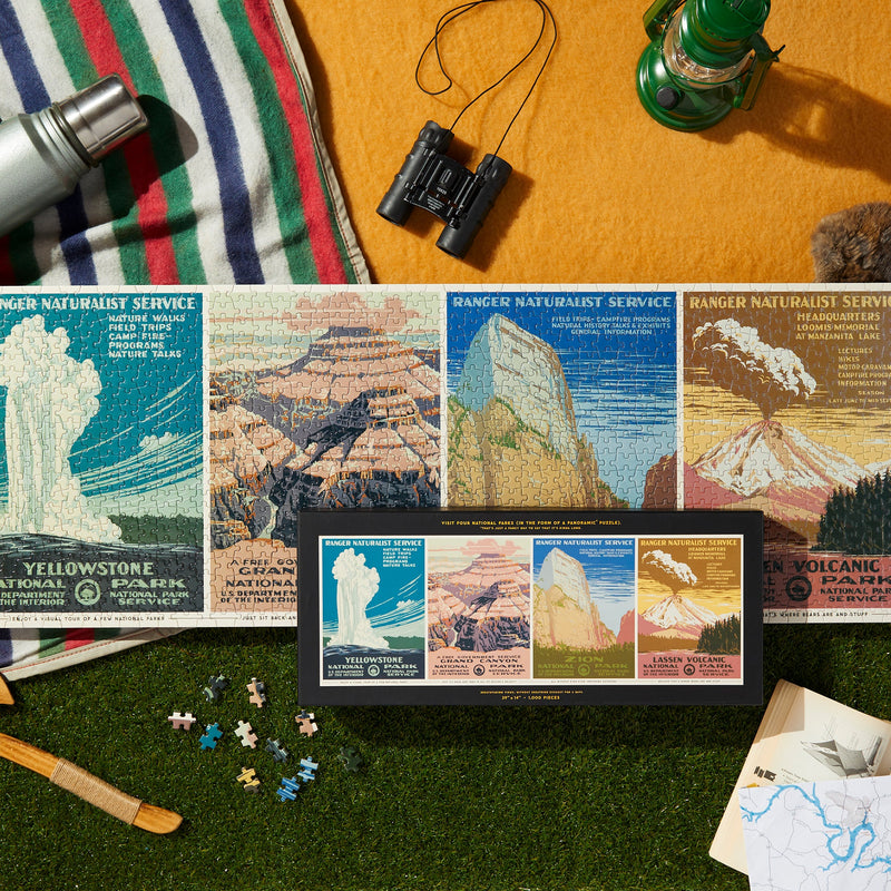 National Parks 1,000 Piece Panoramic Puzzle Brass Monkey 