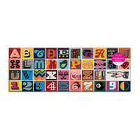 Needlepoint A to Z 1000 Piece Panoramic Puzzle Panoramic Puzzles Galison 