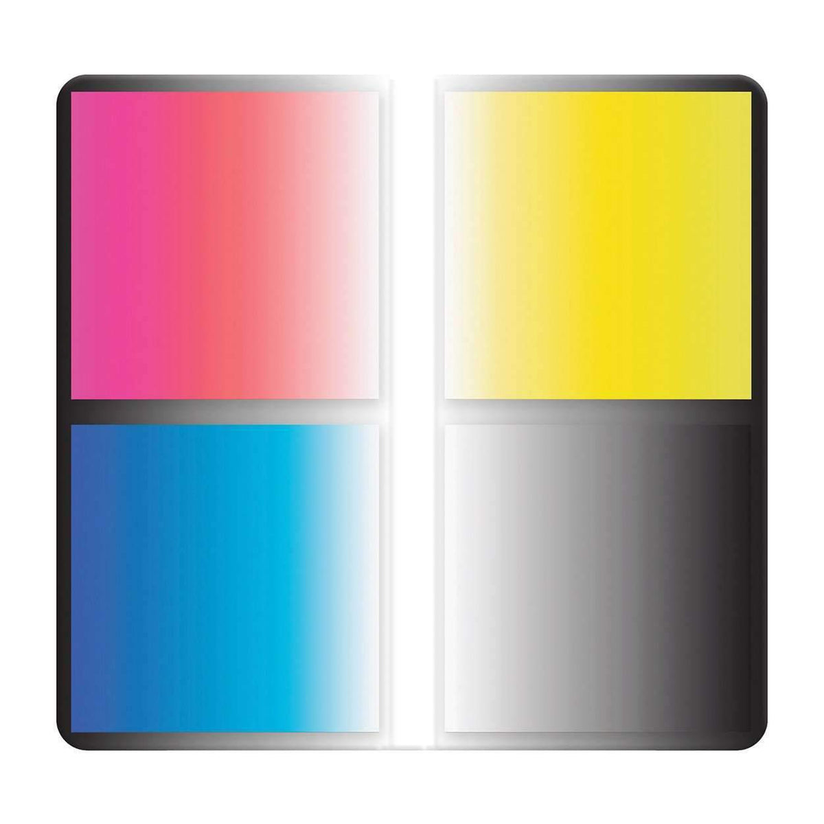Neon Black Ombre Paseo Sticky Note Christian Lacroix Desk Accessories Christian Lacroix 
