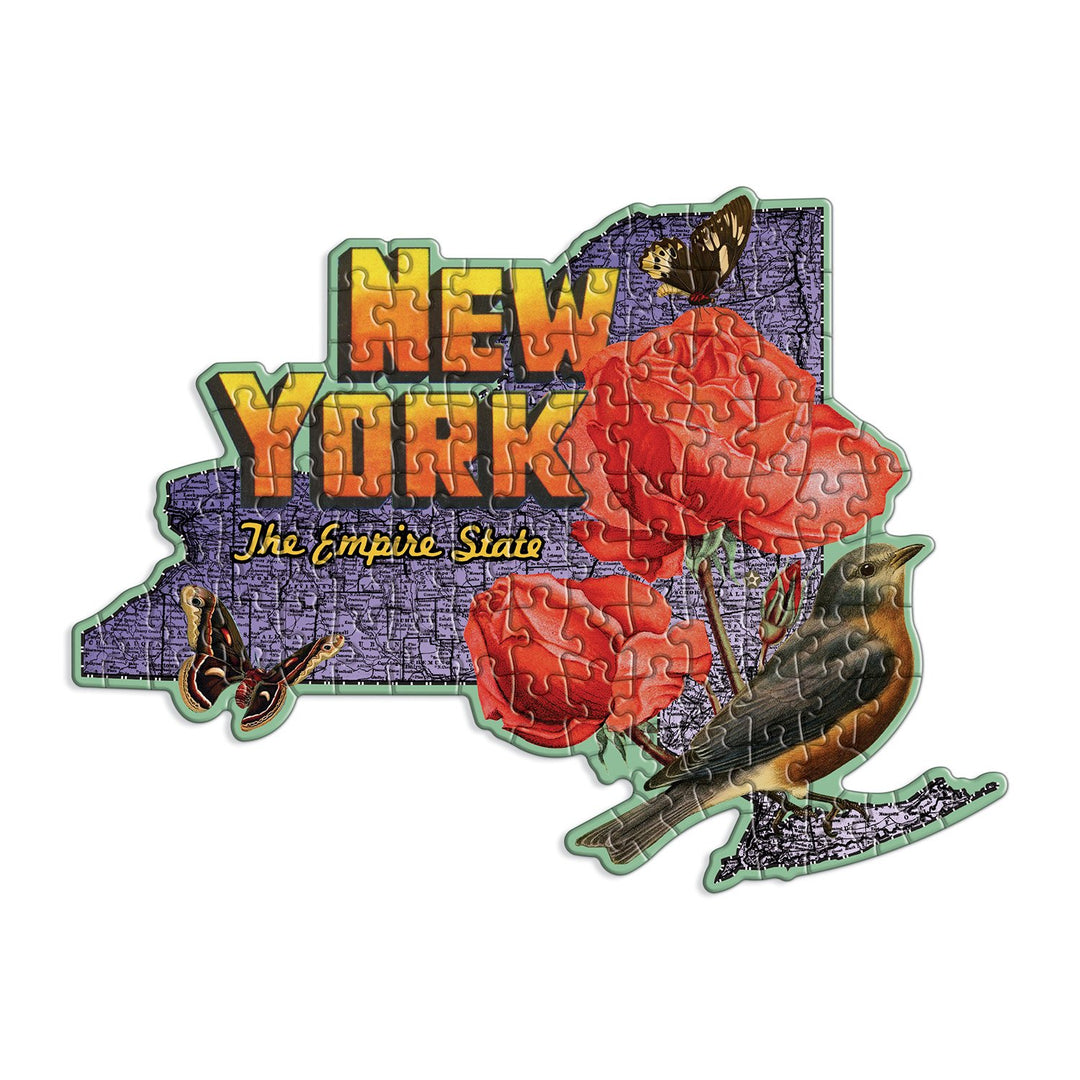 New York Mini Shaped Jigsaw Puzzle 100 Piece Puzzles Wendy Gold 