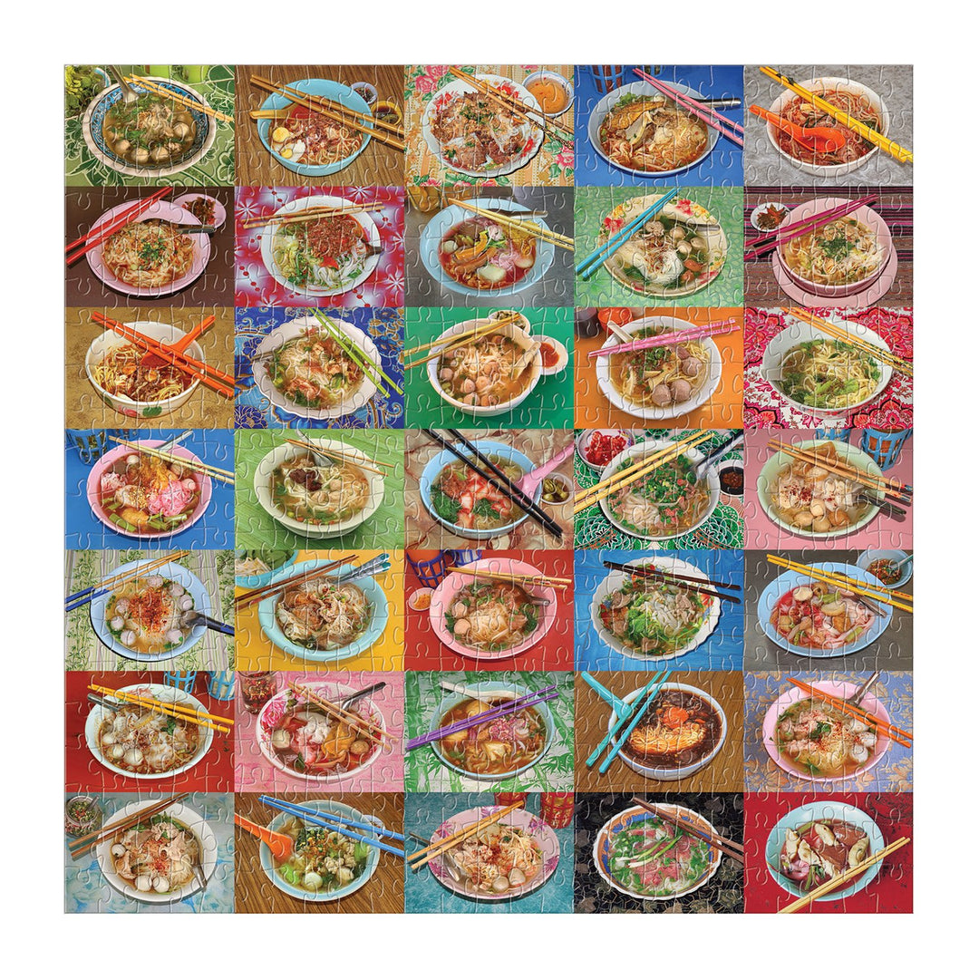 Noodles for Lunch 500 Piece Puzzle 500 Piece Puzzles Galison 
