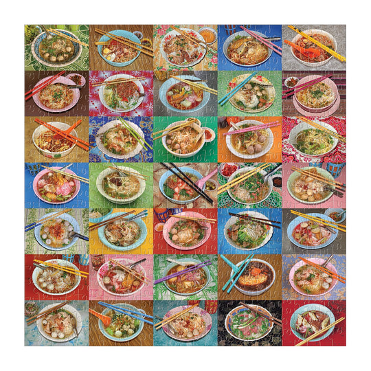 Noodles for Lunch 500 Piece Puzzle 500 Piece Puzzles Galison 