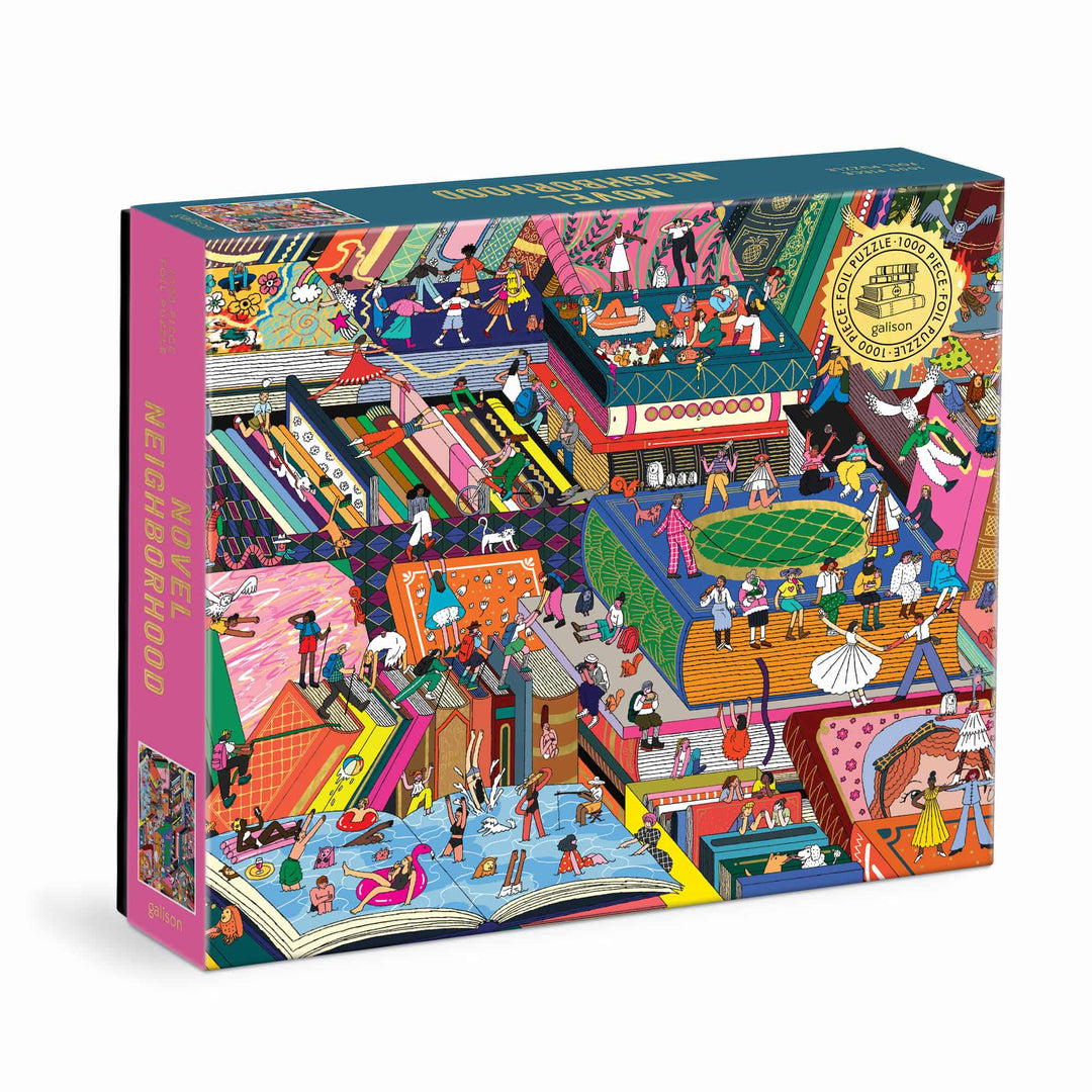 Novel Neighborhood 1000 Piece Foil Puzzle Hye Jin Chung 