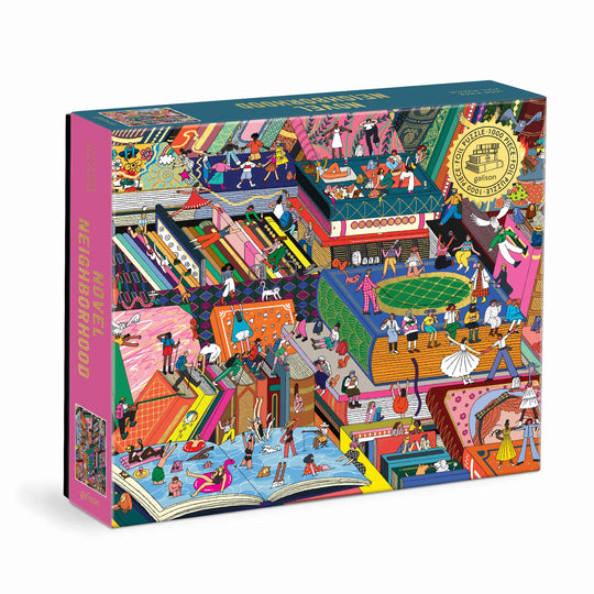 Novel Neighborhood 1000 Piece Foil Puzzle Hye Jin Chung 