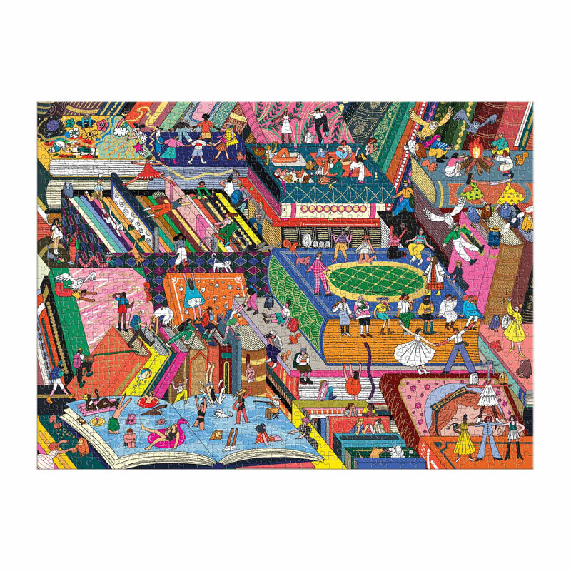 Novel Neighborhood 1000 Piece Foil Puzzle Hye Jin Chung 