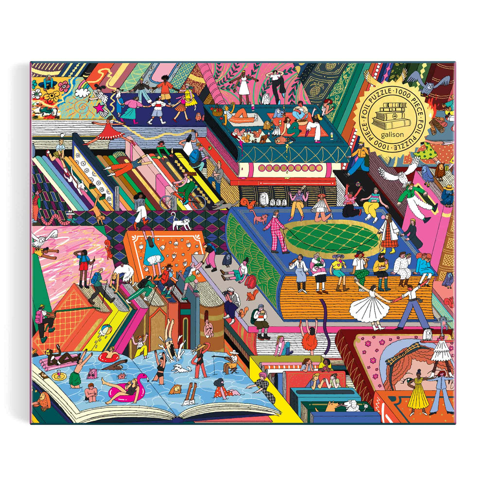 Novel Neighborhood 1000 Piece Foil Puzzle Hye Jin Chung 