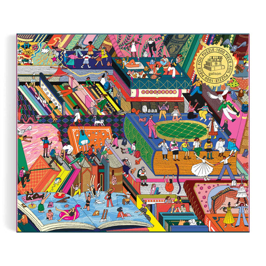 Novel Neighborhood 1000 Piece Foil Puzzle Hye Jin Chung 