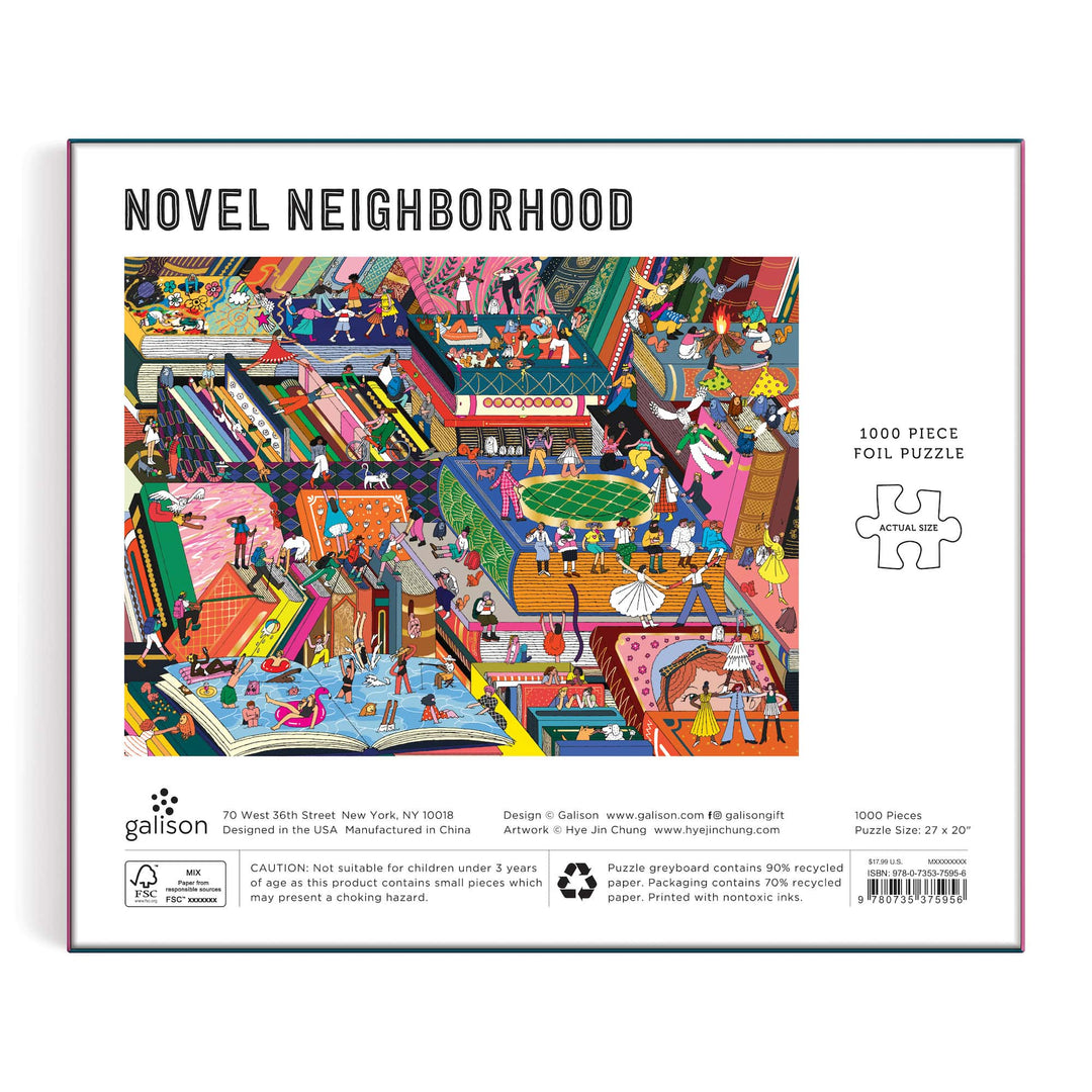 Novel Neighborhood 1000 Piece Foil Puzzle Hye Jin Chung 