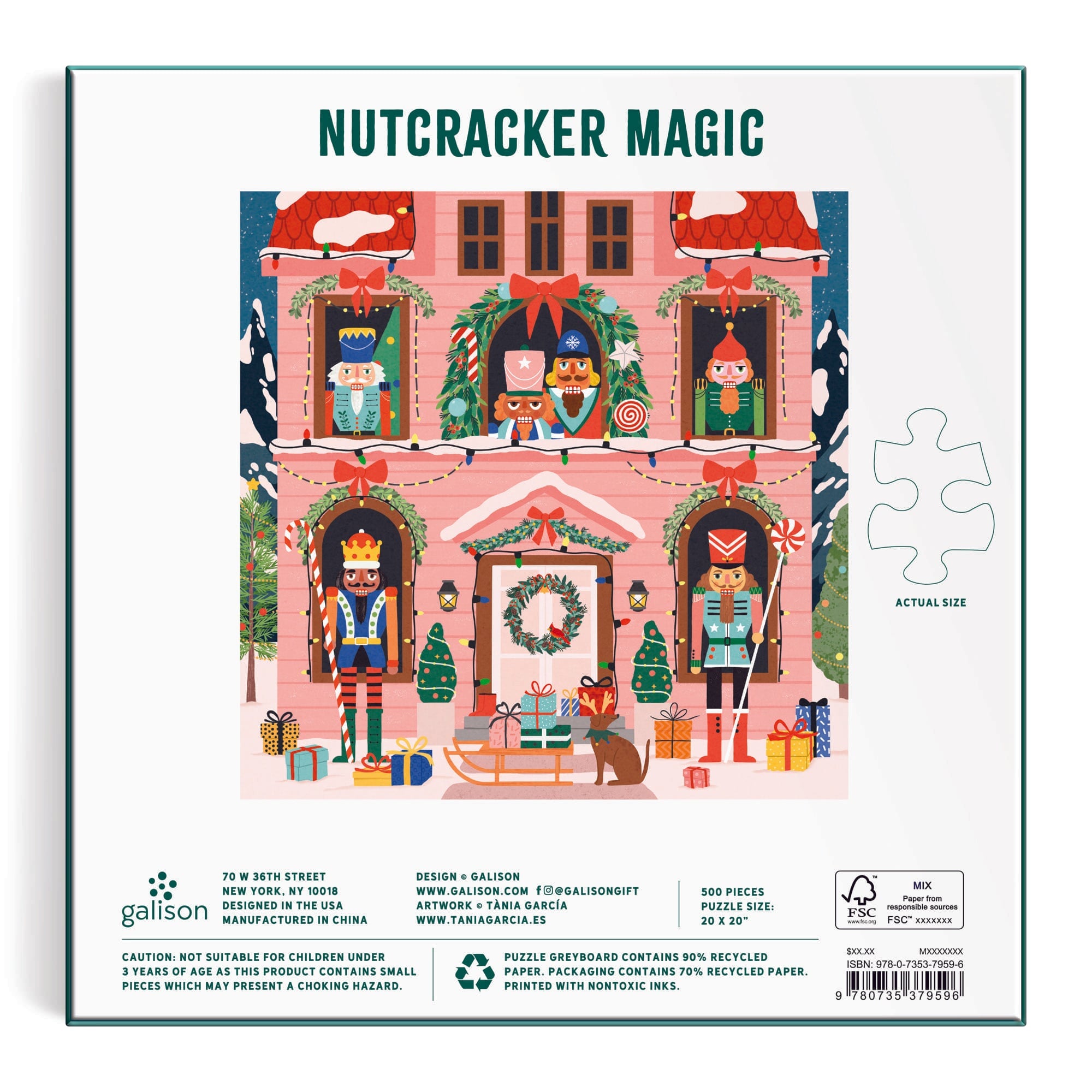 Nutcracker Magic 500 Piece Puzzle – Galison