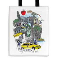 The Michael Small Canvas New York Tote Bag