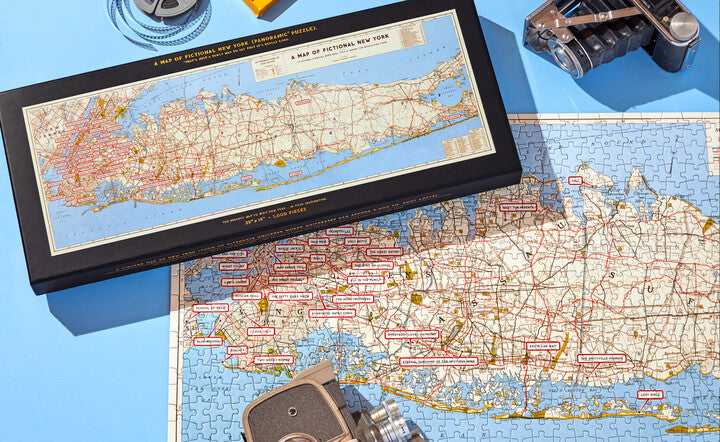NYC Map 1,000 Piece Panoramic Puzzle Galison 
