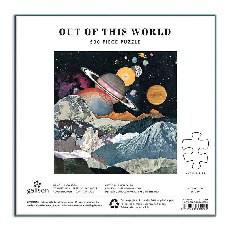 Out of this World 500 Piece Puzzle 500 Piece Puzzles Galison 
