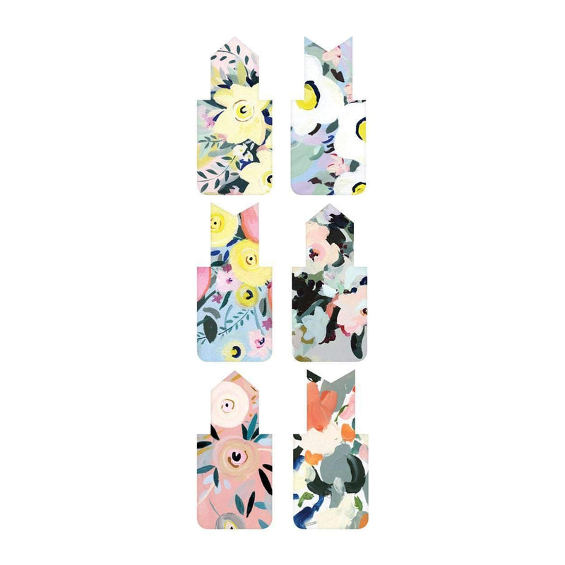 Painted Petals Magnetic Bookmark Bookmarks Galison 