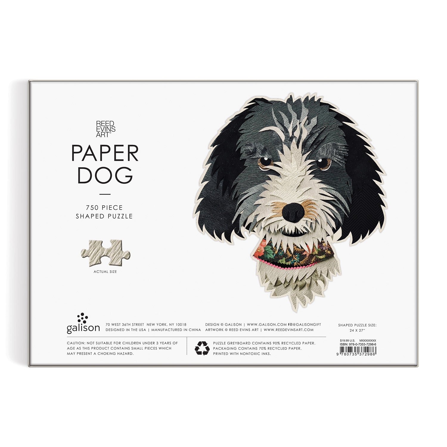 Paper Dogs 1000 Piece Puzzle