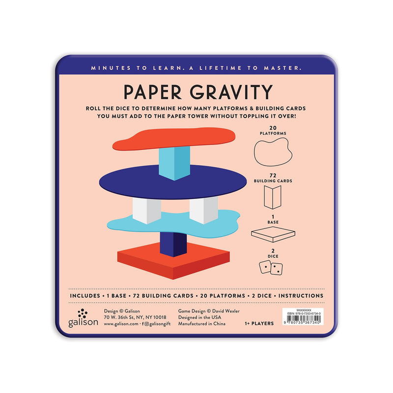 Paper Gravity Game Paper Gravity Games Wexler Studios Collection 