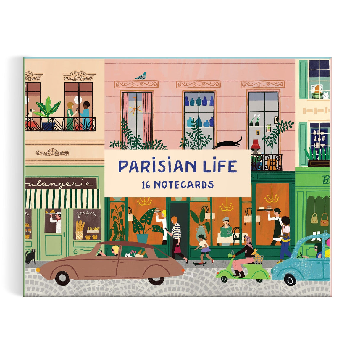 Parisian Life Greeting Assortment Notecard Set Notecards Anne Bentley 