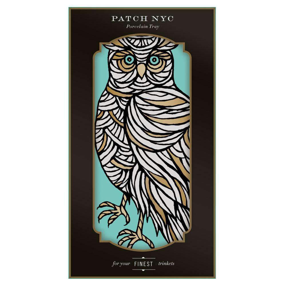PATCH NYC Owl Tray Porcelain Trays Galison 