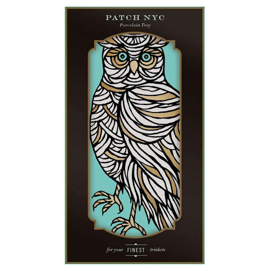 PATCH NYC Owl Tray Porcelain Trays Galison 