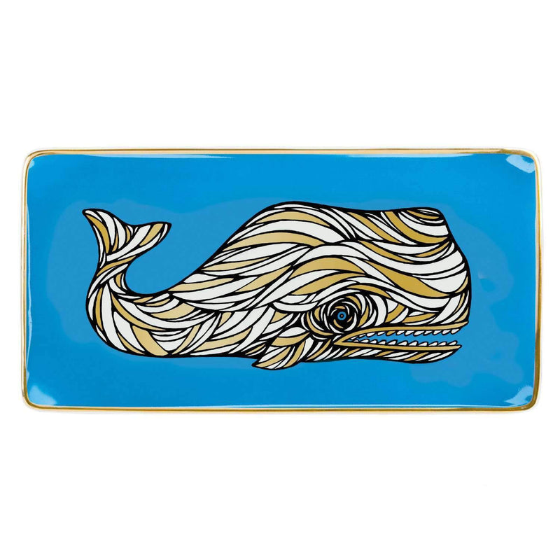 Patch NYC Whale Large Tray Porcelain Trays Galison 