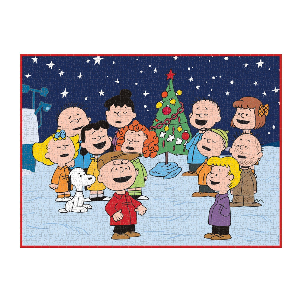 Peanuts Christmas 1000 Piece Puzzle Holiday 1000 Piece Puzzles Galison 