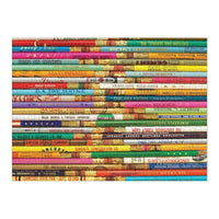 Phat Dog Vintage Pencils 1000 Piece Foil Stamped Puzzle Foil Puzzles Galison 