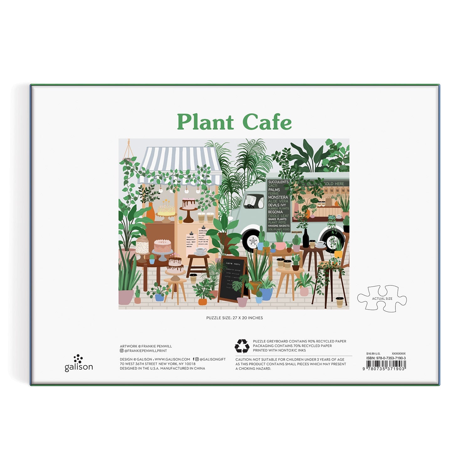 Plant Cafe 1000 Piece Puzzle | Galison