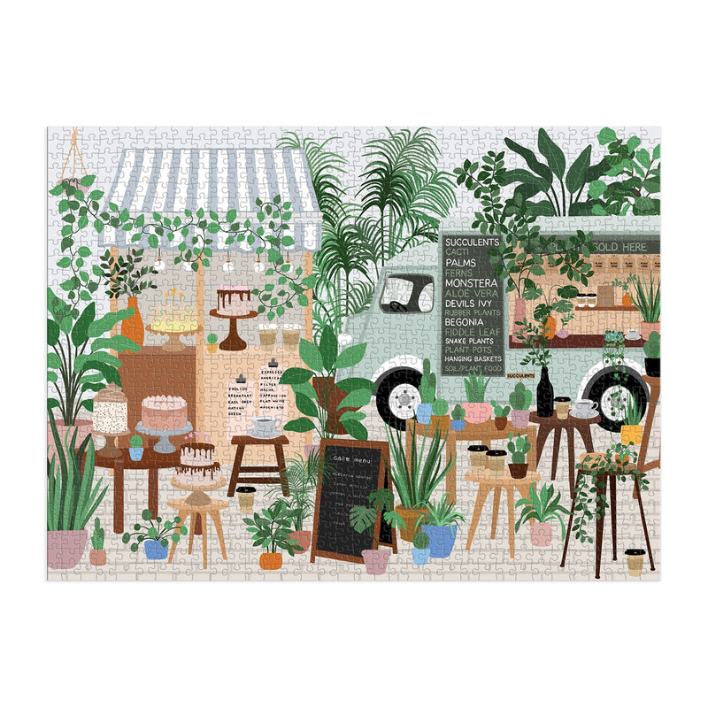 Plant Cafe 1000 Piece Puzzle Galison 