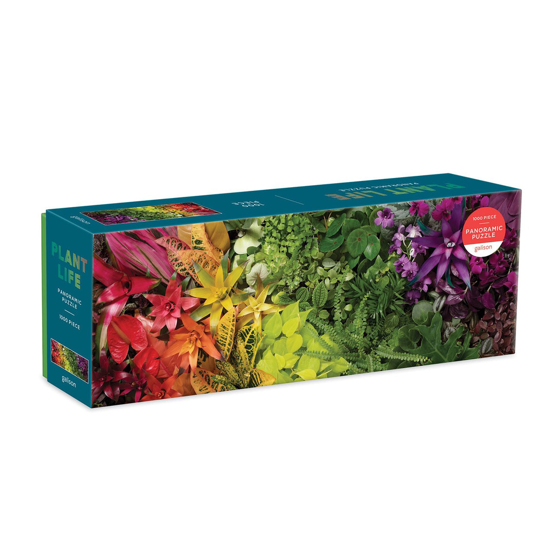 Plant Life 1000 Piece Panoramic Jigsaw Puzzle Panoramic Puzzles Galison 