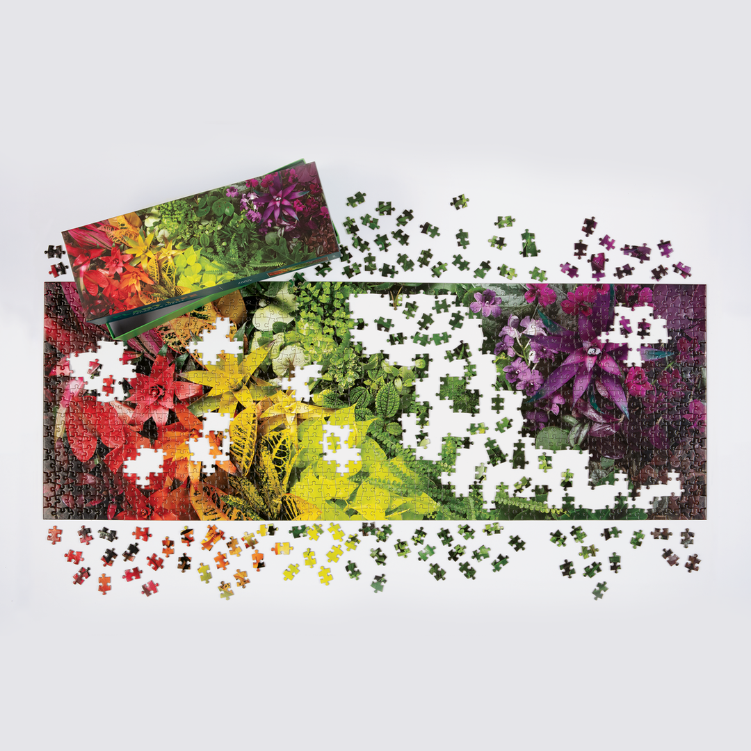 Plant Life 1000 Piece Panoramic Jigsaw Puzzle | Galison Plant Life 1000 Piece Panoramic Jigsaw Puzzle | Galison