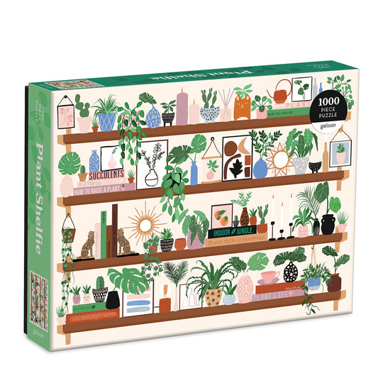 Plant Shelfie 1000 Piece Puzzle 1000 Piece Puzzles Galison 